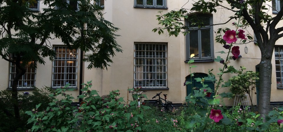 Ingång från gården